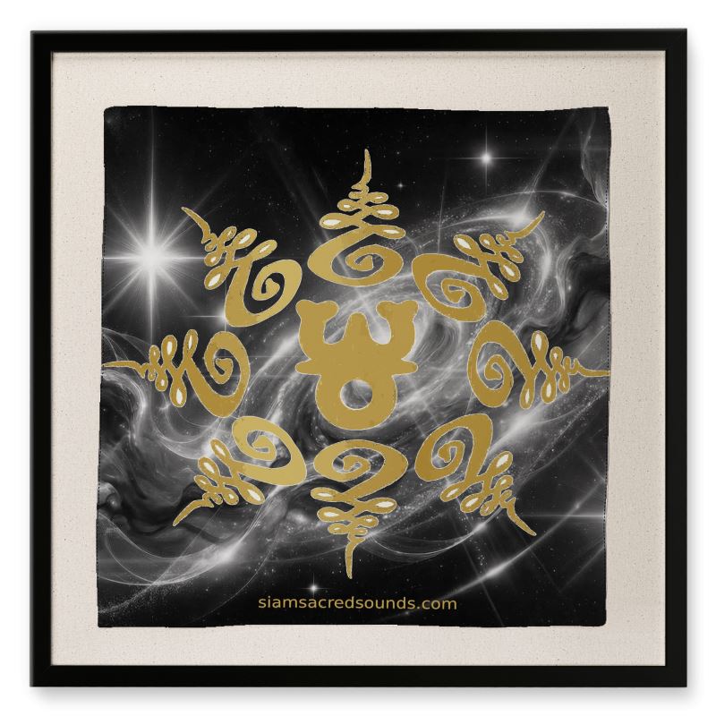 Sacred Protection Yantra Meditation Scarf – "The Guardian Wrap"