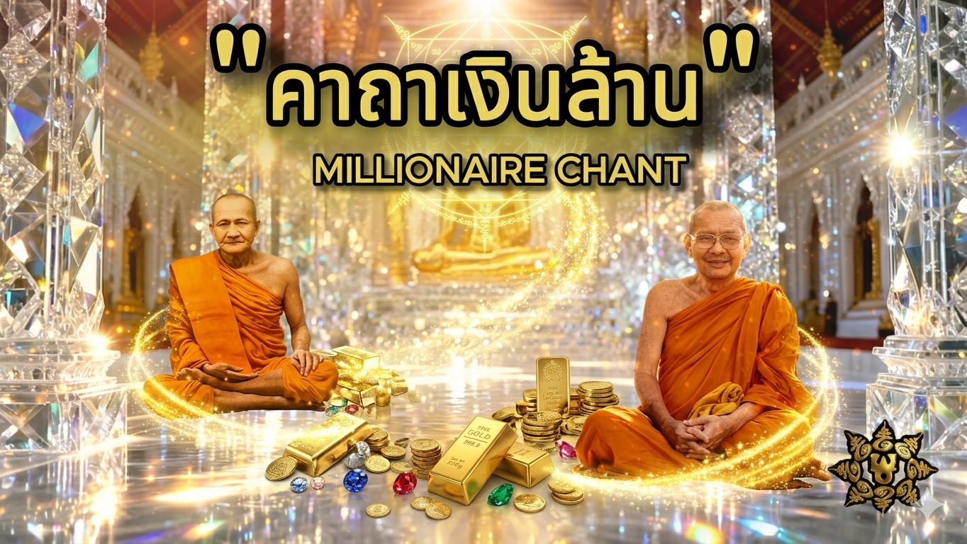 Millionaire Wealth Mantra (Katha Ngern Larn) | 泰国百万富翁招财经文 : Lineage of Luang Phor Parn & Luang Por Lersi Lingdam
