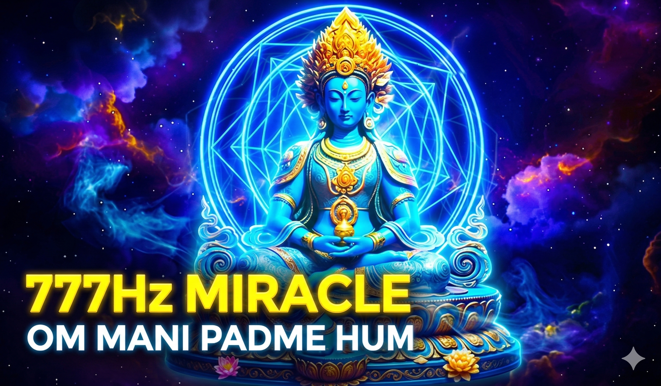 3 Hours of Divine Tibetan Protection Mantra ☸️ Om Mani Padme Hum | 777Hz Miracle Vibration