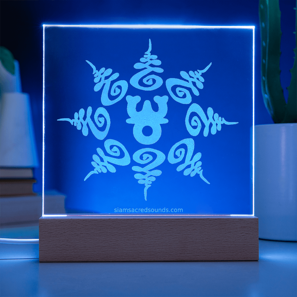 Sacred Protection Thai Yantra - 7-Color LED Meditation Light