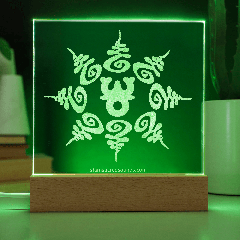 Sacred Protection Thai Yantra - 7-Color LED Meditation Light