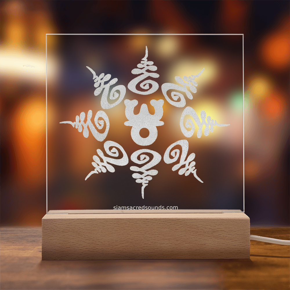 Sacred Protection Thai Yantra - 7-Color LED Meditation Light