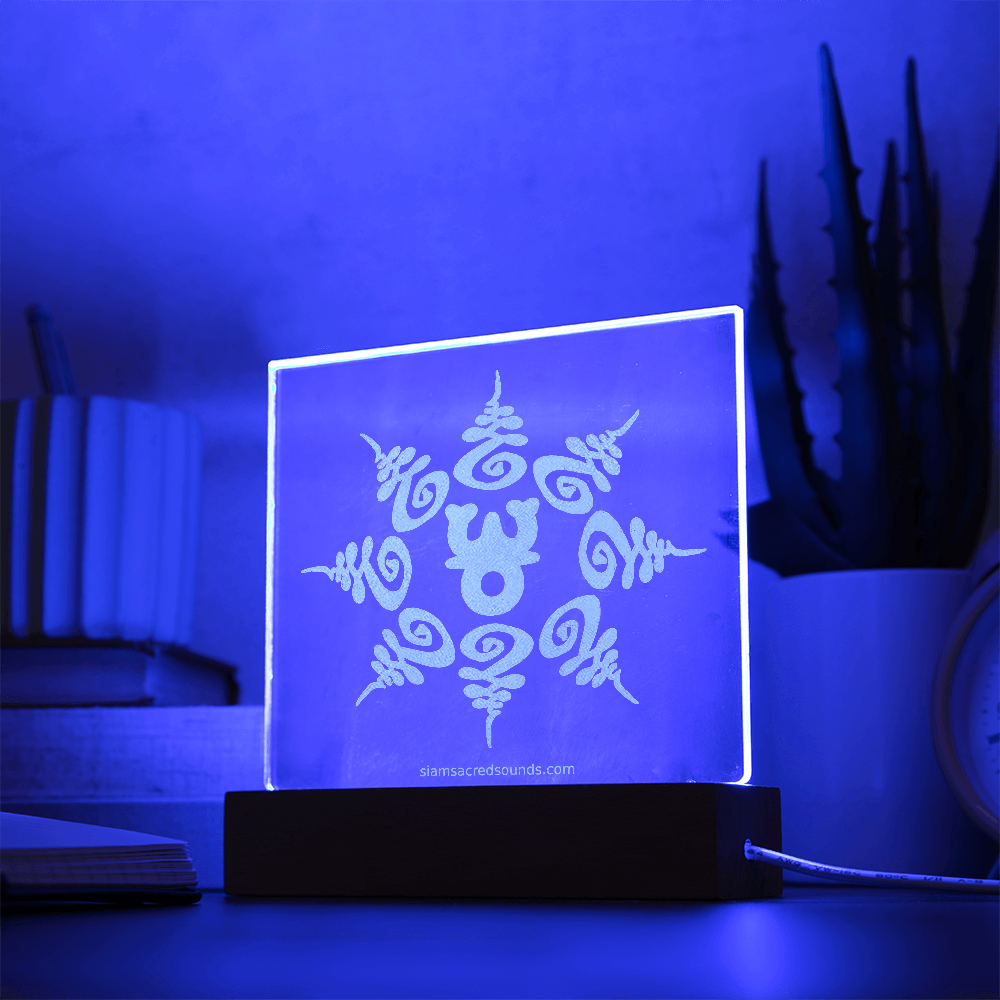Sacred Protection Thai Yantra - 7-Color LED Meditation Light