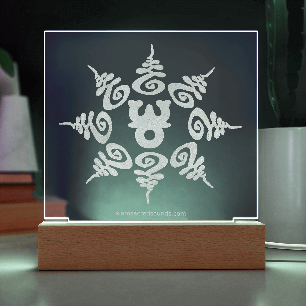 Sacred Protection Thai Yantra - 7-Color LED Meditation Light