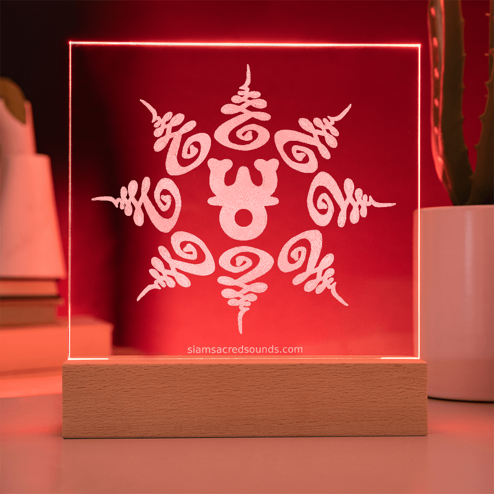 Sacred Protection Thai Yantra - 7-Color LED Meditation Light