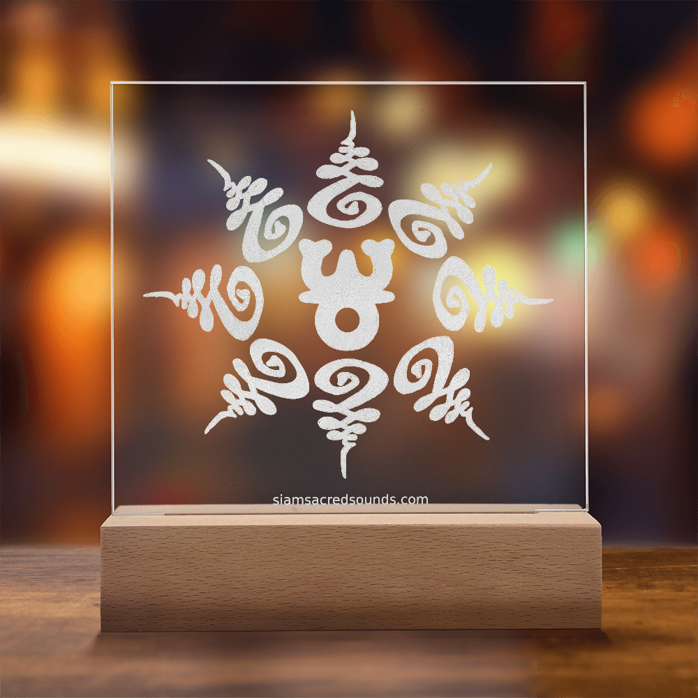 Sacred Protection Thai Yantra - 7-Color LED Meditation Light