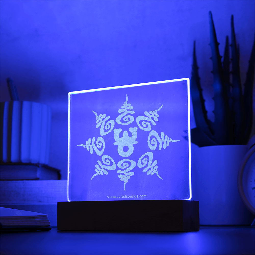Sacred Protection Thai Yantra - 7-Color LED Meditation Light