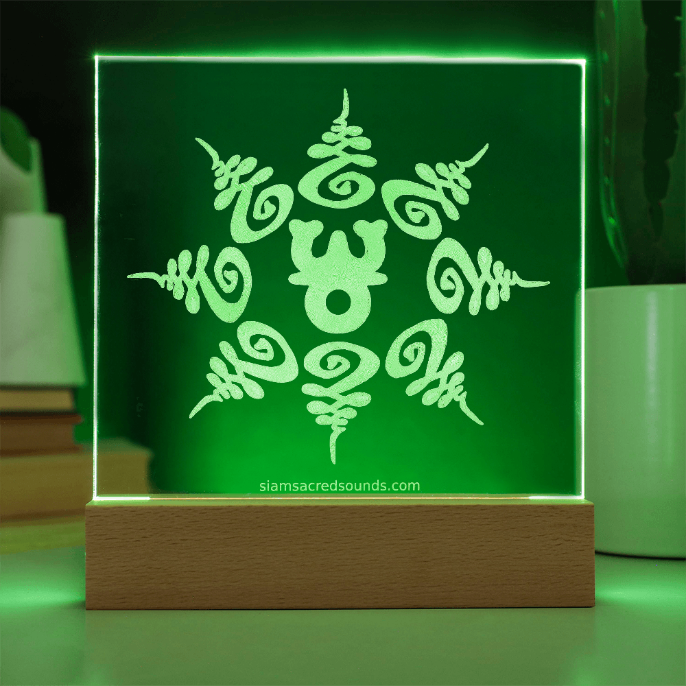 Sacred Protection Thai Yantra - 7-Color LED Meditation Light