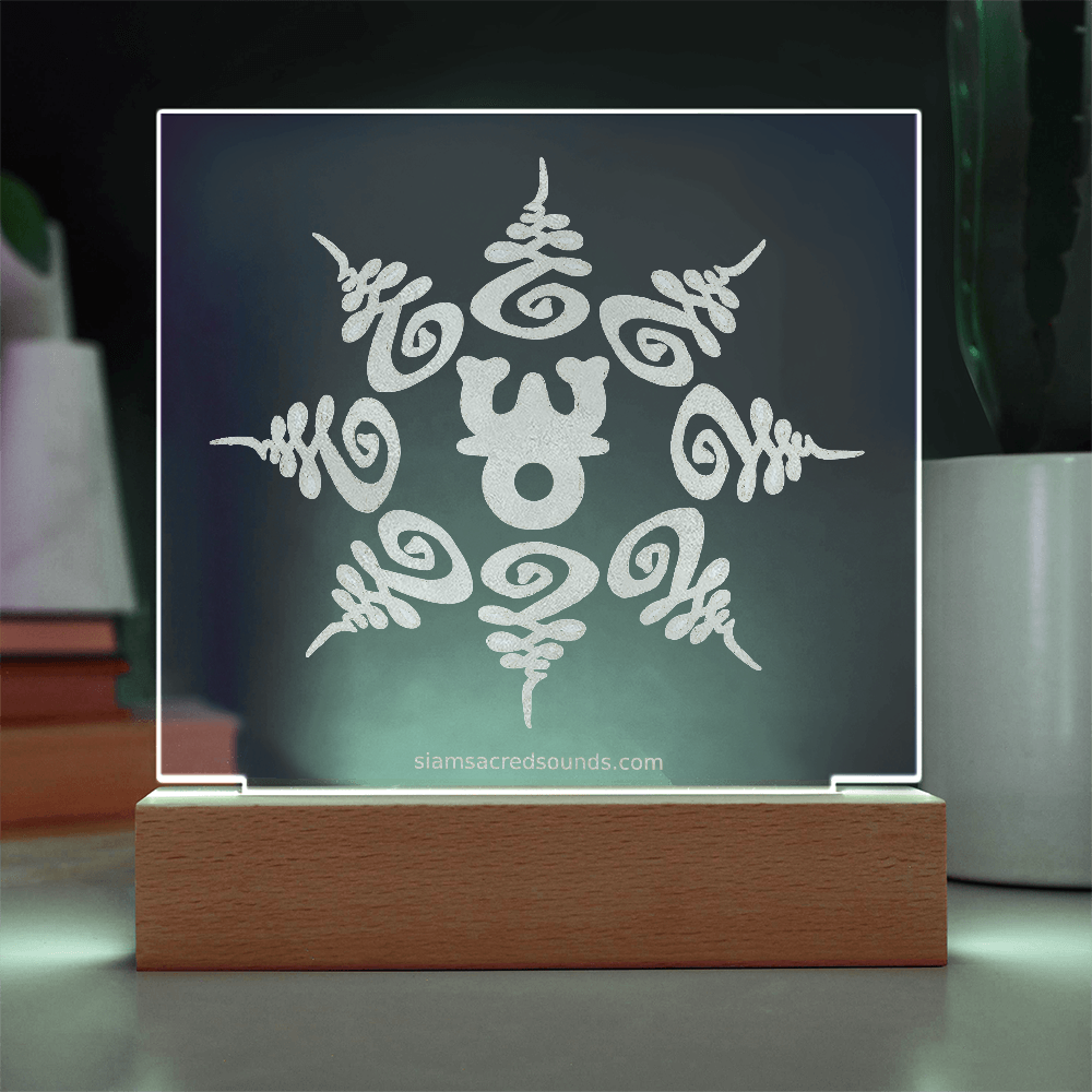 Sacred Protection Thai Yantra - 7-Color LED Meditation Light