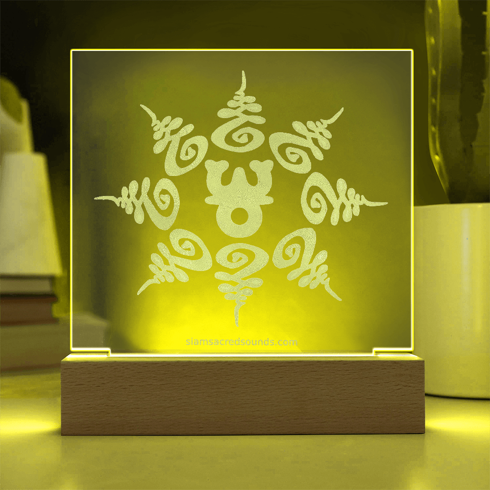 Sacred Protection Thai Yantra - 7-Color LED Meditation Light